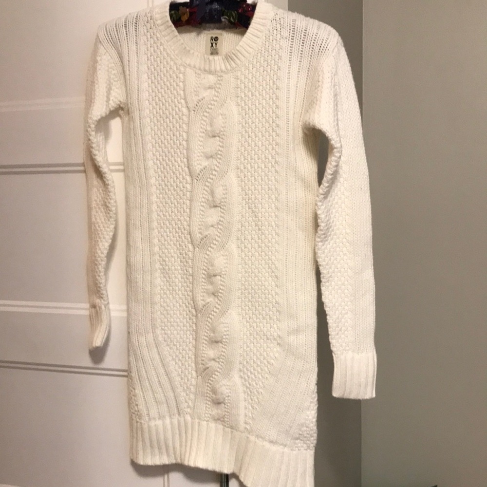 Roxy cable knit sweater tunic
